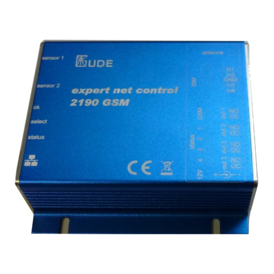 GÜDE expert net control 2190 GSM User Manual