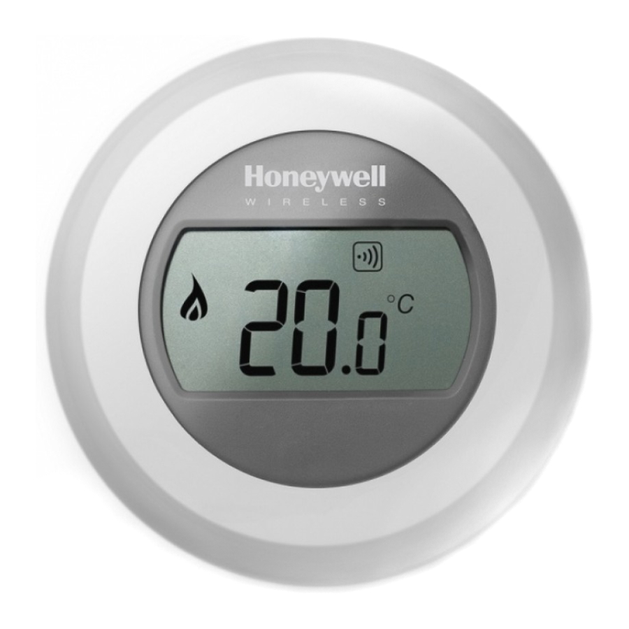 Honeywell Y87RF - Single Zone Thermostat User Guide