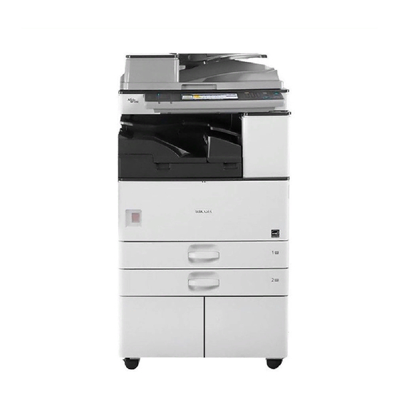Ricoh Aficio MP 2852 Quick Manual