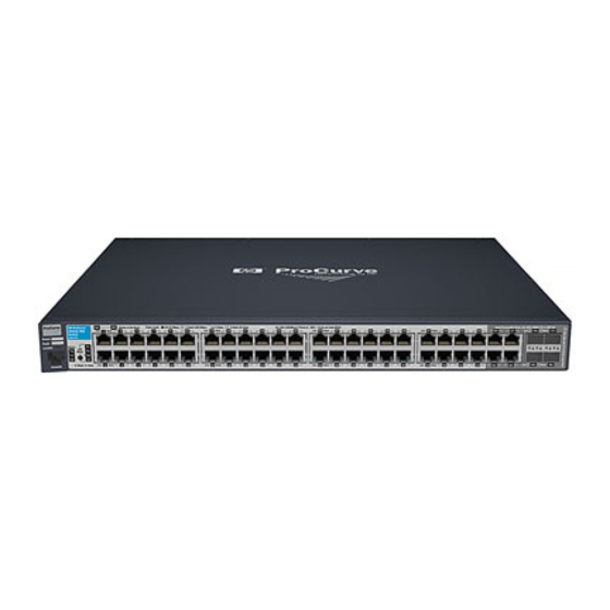 HP 2910 Series Managed Gigabit Switch Manuals