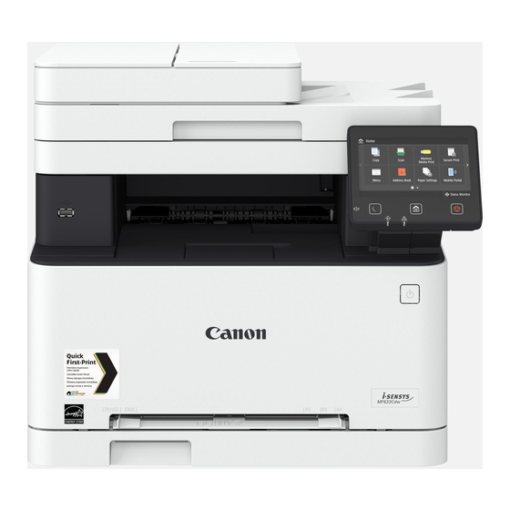 Canon MF635Cx Series Getting Started
