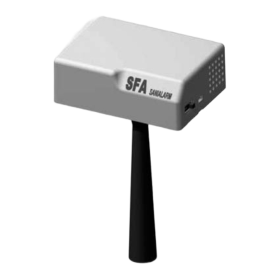 SFA SANIALARM Installation Instructions Manual