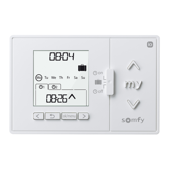 SOMFY Chronis io User Manual