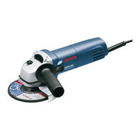 Bosch GWS 8-100 C (CE) Operating Instructions Manual