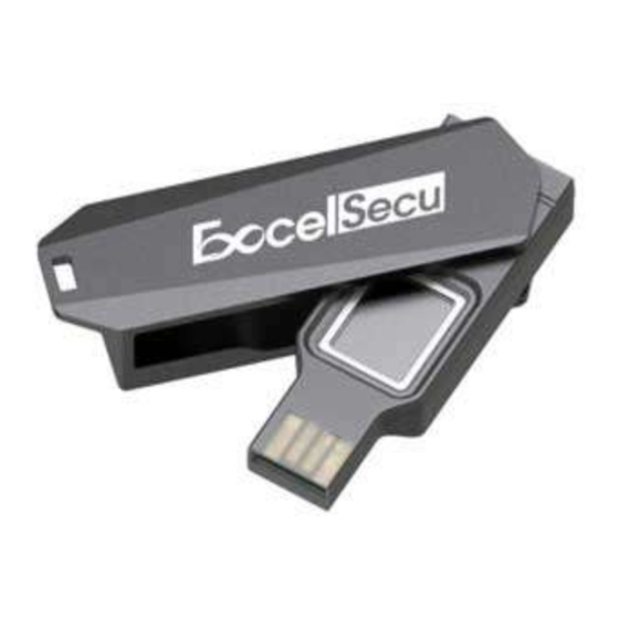 Excelsecu Data Technology eSecu FIDO2 Pro+ Fingerprint Key Manuals