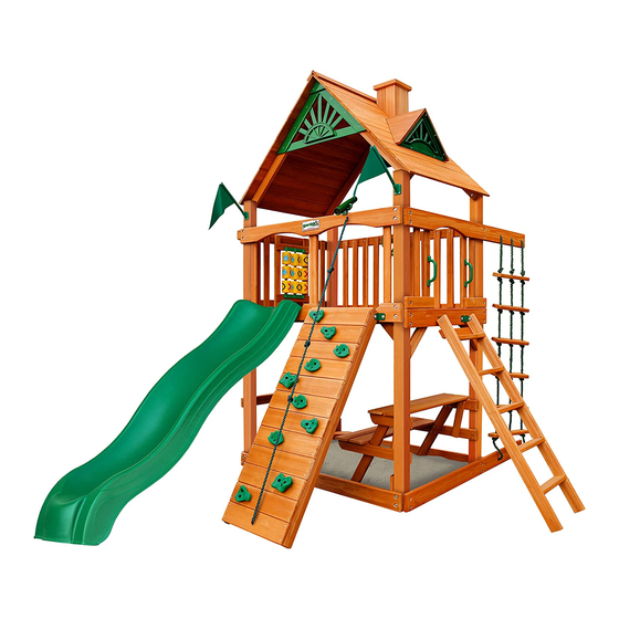 Gorilla Playsets Chateau Tower-Tarp Roof Manual