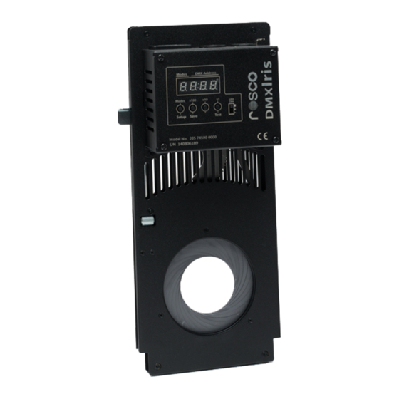 Rosco DMX IRIS Operation Manual