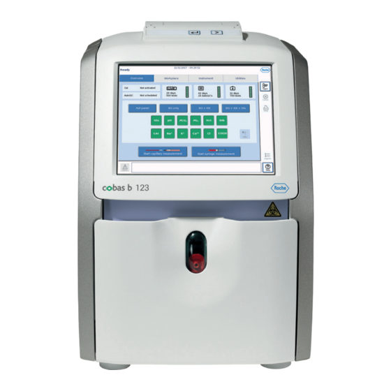 Roche cobas b 123 Instructions For Use Manual