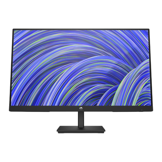 HP V24i G5 FHD Monitor Manuals