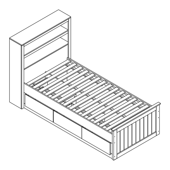 Happy Beds Enzo 3 Drawer Storage Bed Assembly Instructions Manual