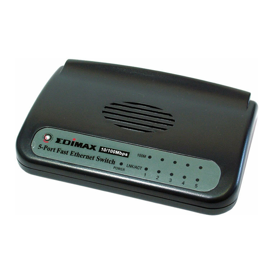 Edimax  ES-3105P Quick Installation Manual