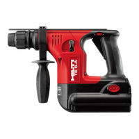 Hilti te6-a Operating Instructions Manual
