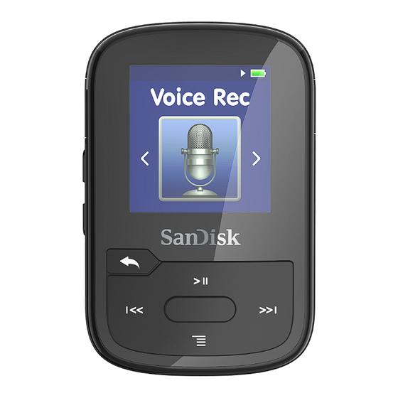 SanDisk CLIP VOICE User Manual