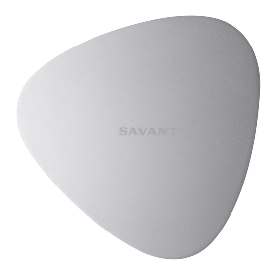 Savant SAV-CRU-0600 Quick Reference Manual
