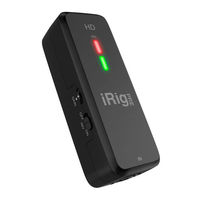 IK Multimedia iRig Pre HD User Manual