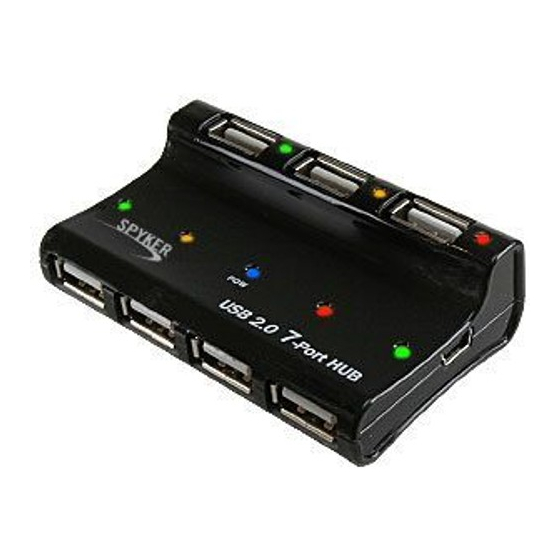 SPYKER SPY-HUB-USB2-H901 Installation Manual