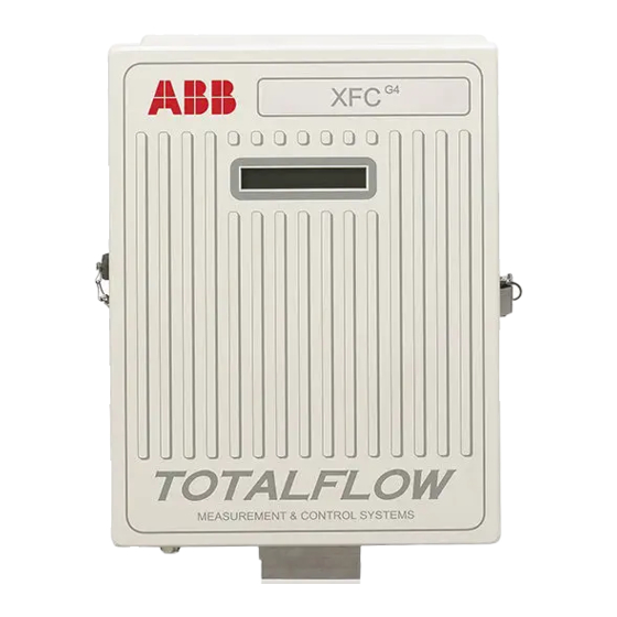 ABB TOTALFLOW X G4 Series Manuals