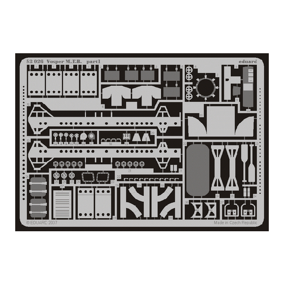 Eduard Vosper M.T.B 1/72 Quick Start Manual