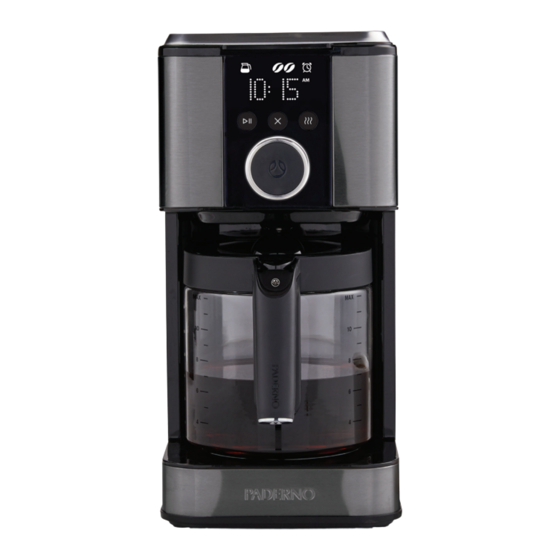 User Manuals: Paderno CMK001 Coffee Maker