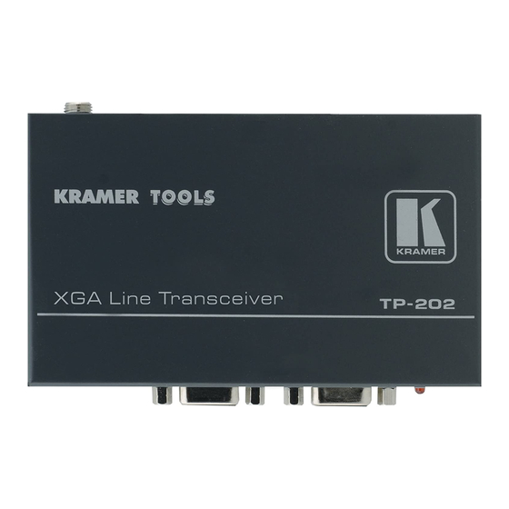 Kramer TP-202 User Manual