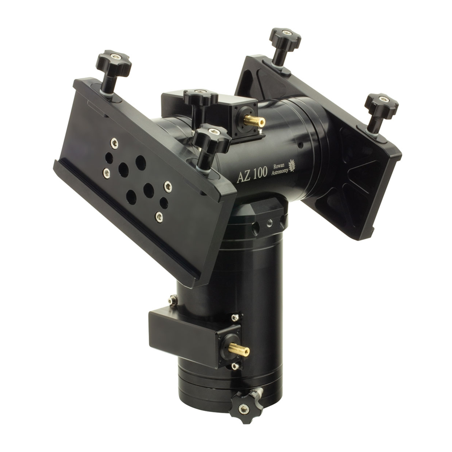 Rowan Astronomy AZ100 Manual