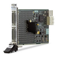 National Instruments PXIe-7820R Getting Started Manual