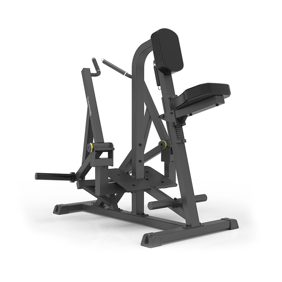 Taurus Seated Row IFP Assembly And Operating Instructions Manual