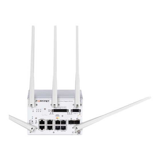 Fortinet FortiGate Rugged 50G Quick Start Manual
