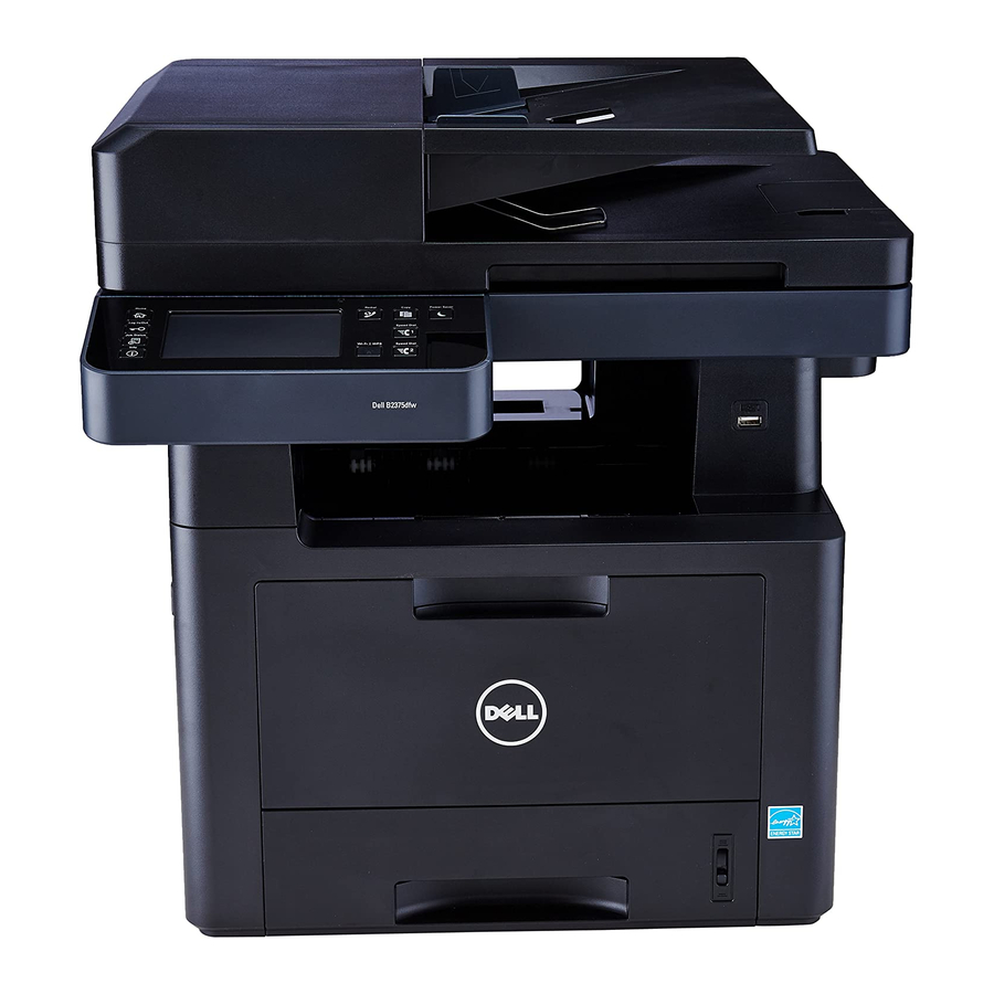 Dell B2375dfw Quick Reference Manual