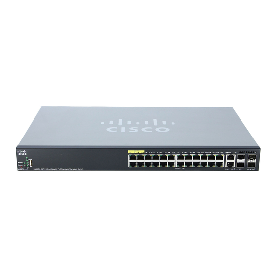 Cisco SG350X-24P Manuals