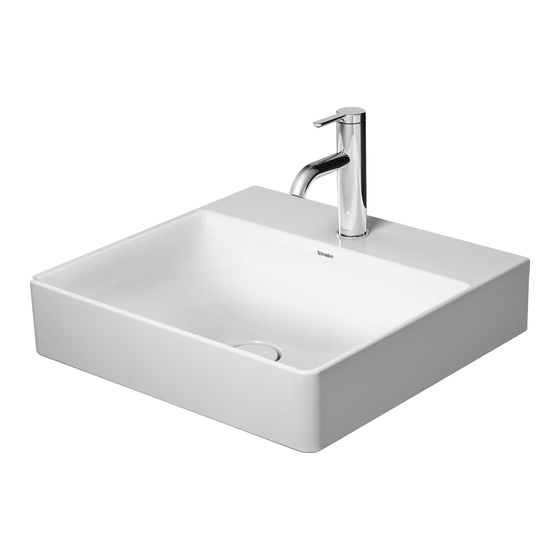 DURAVIT Cape Cod Mounting Instructions