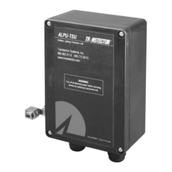 Infinite TRANSTECTOR ALPU-TSU Installation Instructions