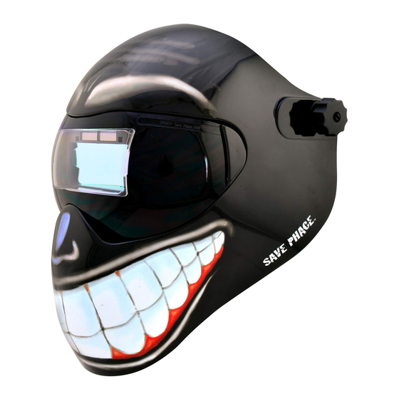 Save Phace I Series Welding Helmet Manuals