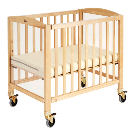 Community Playthings G25E Evacuation cot Product Manual