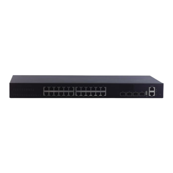 UTEPO UTP5628S-L3 Quick Installation Manual