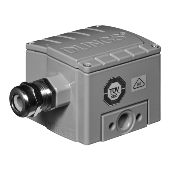 Dungs GW A4 HP SGS Series Instructions Manual