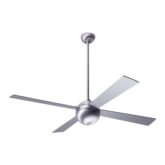 The Modern Fan Company BAL Series Installation Instructions And Owner's Manual