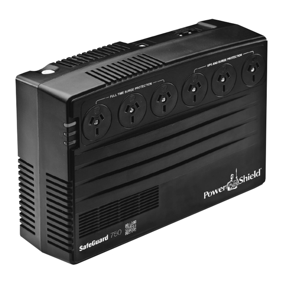 PowerShield SafeGuard UPS 750VA User Manual