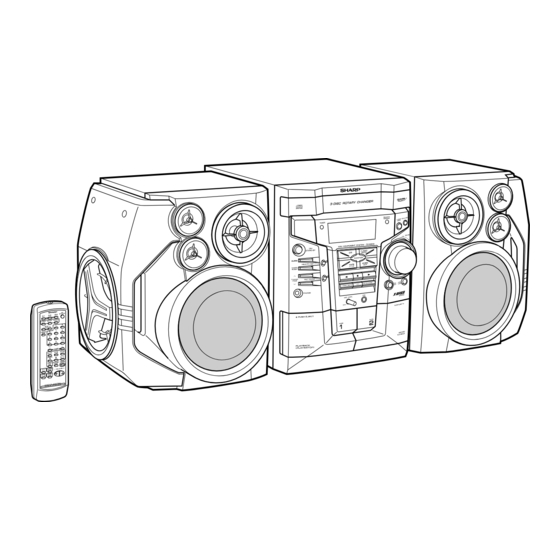 Sharp CD-E800W Operation Manual