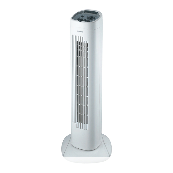 Melissa Tower Ventilator 671-117 Specifications