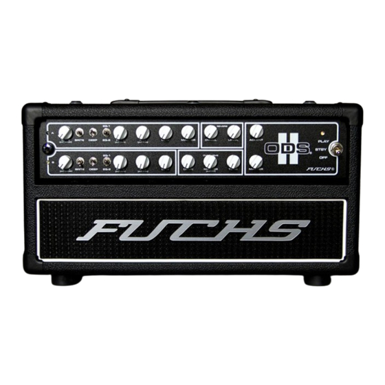 Fuchs Audio Technology ODS-II Operation Manual