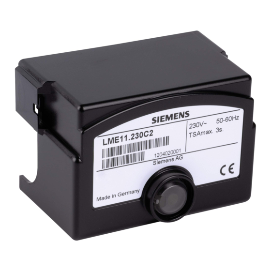 Siemens LME21 series Manual