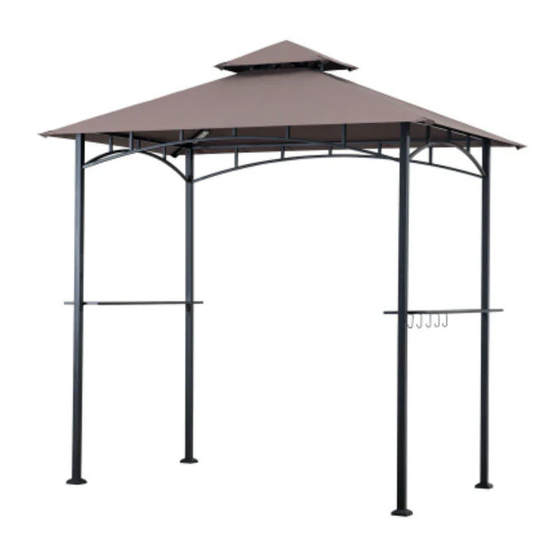 User Manuals: Courtyard L-GZ238PST-11F-NEW Grill Gazebo