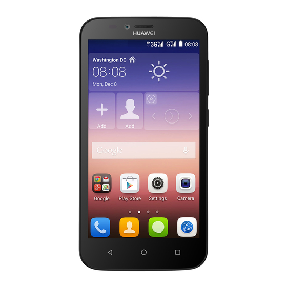 Huawei Y625 Quick Start Manual