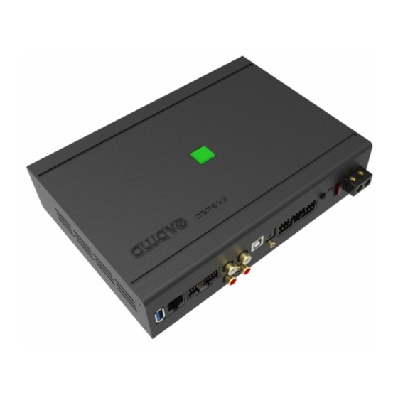 User Manuals: awave DSP 6V3 Amplifier