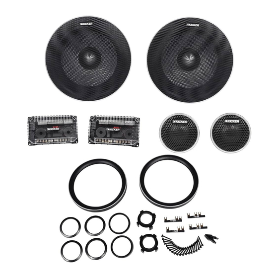 Kicker QSS674 Owner's Manual