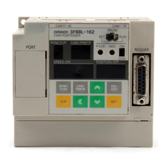 Omron 3F88L-160 Connection Manual