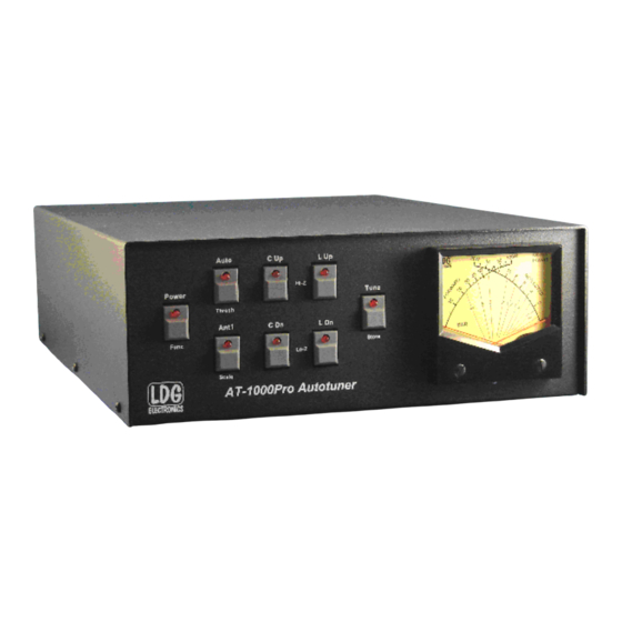 LDG AT-1000Pro Manual