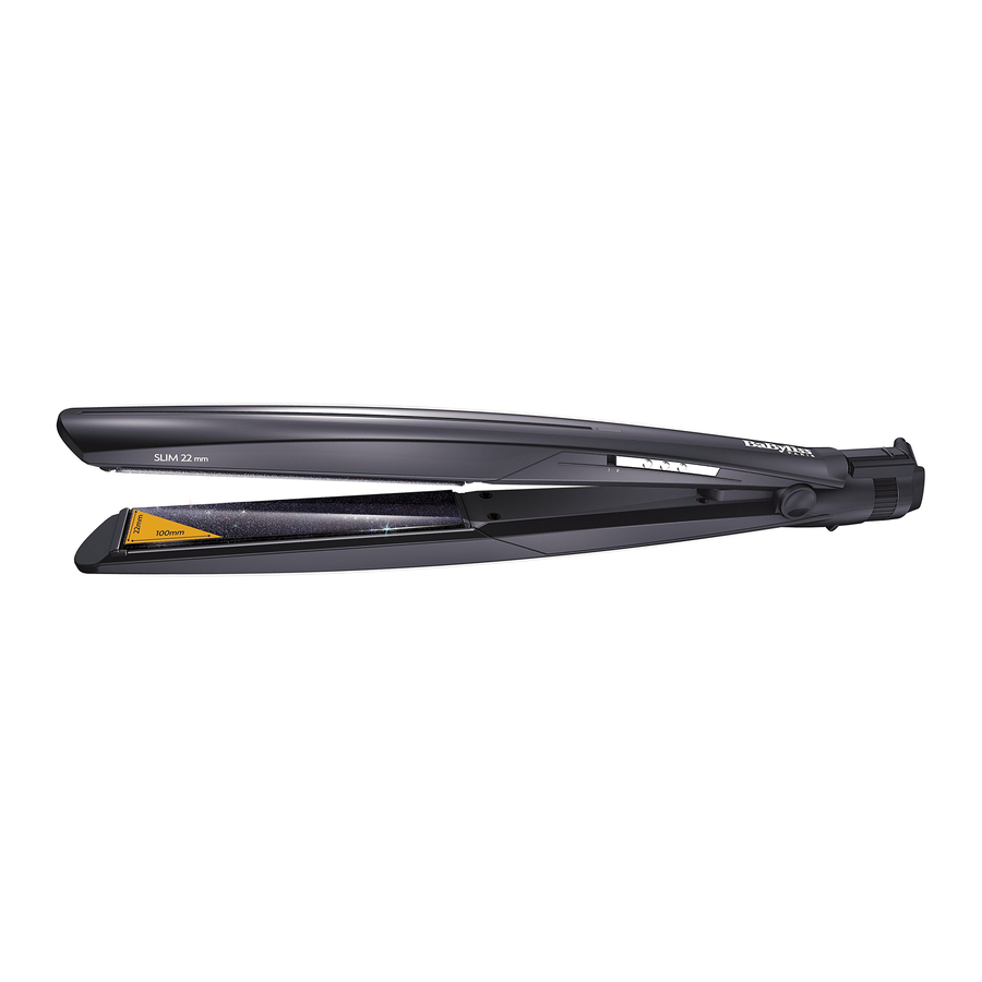 BaByliss Slim 22 Protect ST325E - Hair Straightener Manual