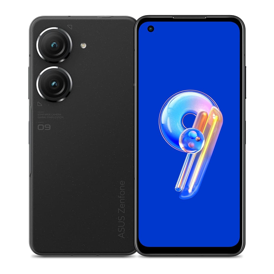 Asus Zenfone 9 Compact Android Smartphone Manuals